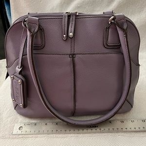 Tignanello FAB Function Dome Satchel W/Organization in the color Wisteria.